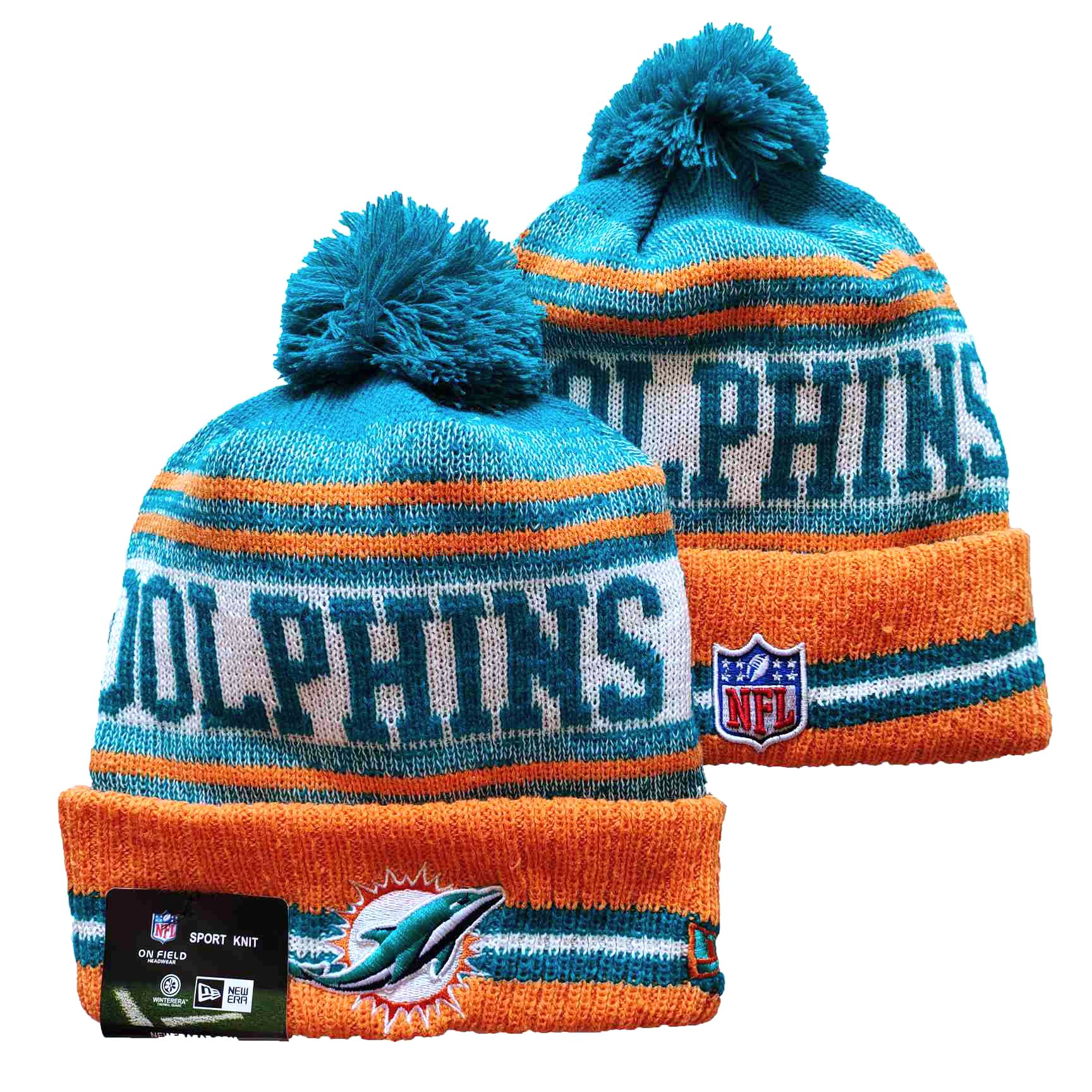 Miami Dolphins 2025 Knit Hats 001
